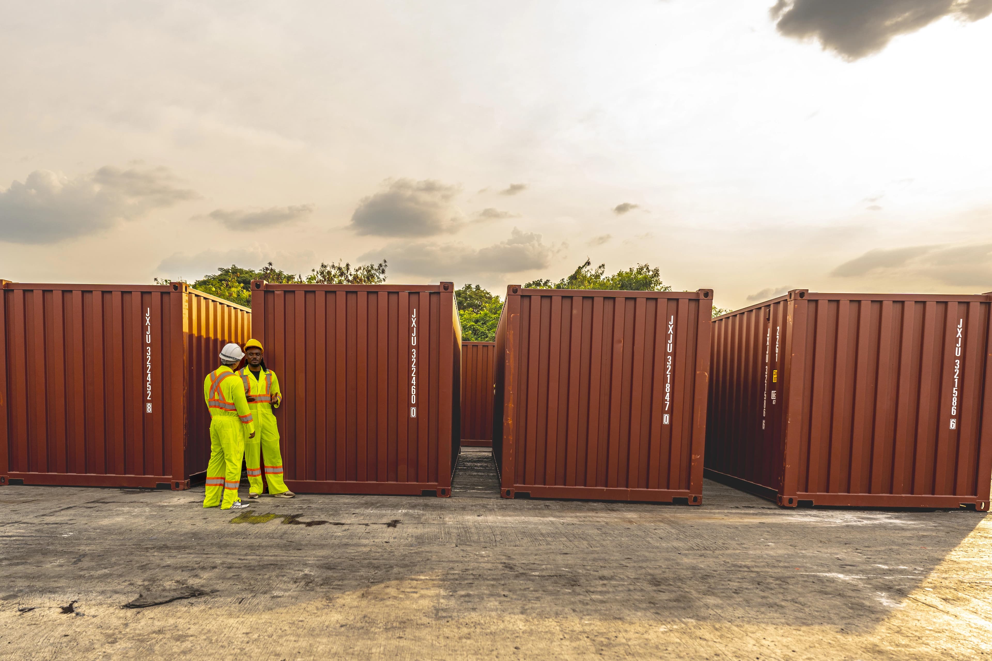 Ground Preparations for Shipping Containers